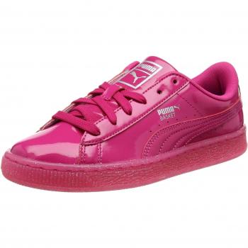 Puma Basket Patent Iced Glitter Jr, Scarpe da Ginnastica Basse Unisex – Bambini, Viola (Beetroot Purple-Beetroot Purple 01)