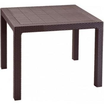 Comedor Exterior Quartet Marrón – 4 Asientos