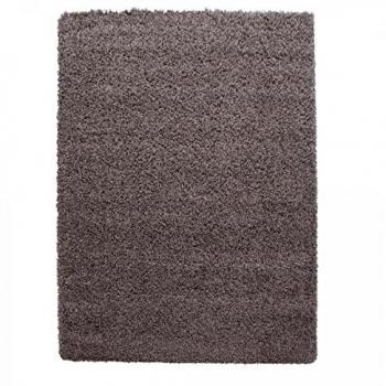 Tapis Poils Longs Taupe Ø160cm