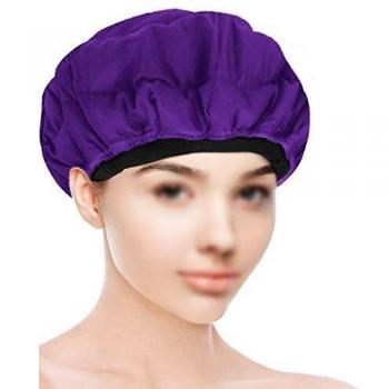 Cap de chaleur en lin pour soins des cheveux
