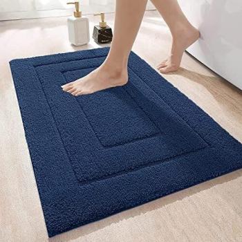 AquaAbsorb DEXI 60x90 Navy Bathroom Rug