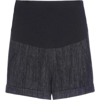 Pantalon court maternity noir/bleu
