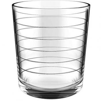 Quid 6x 360 ml – Bicchiere urbano in vetro, design trasparente