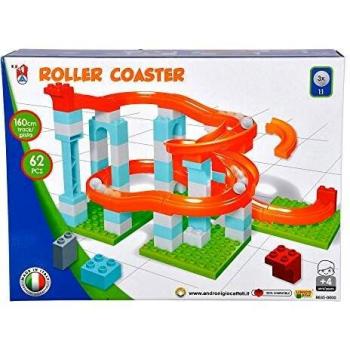 Circuit de billes en marbre, 62 éléments