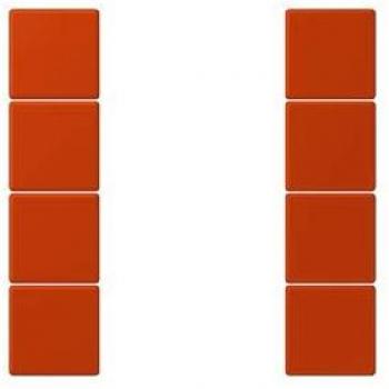 Jung tecla 4 fases rouge vermillon 59