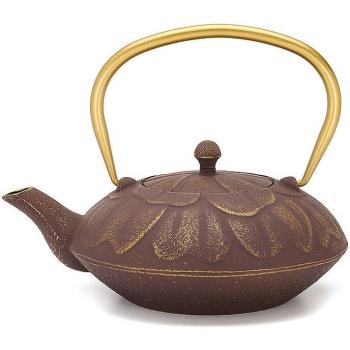 Teiera gusseisen 1,3l con manico dorato
