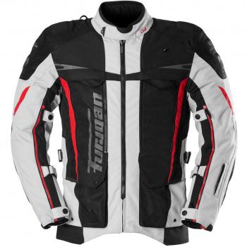 Furygan Montroc Blouson Moto 3in1 Kevlar Primaloft Taille 3XL Noir, Blanc, Rouge