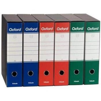 Raccoglitori di Oxford Esselti con dorso di 8 cm Blu Protocollo