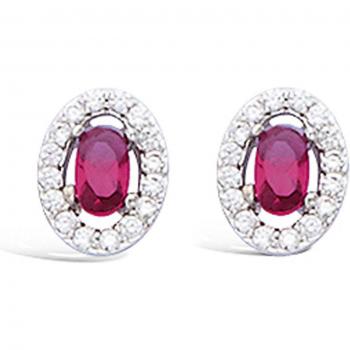 Rose Gold Rhodium Earrings