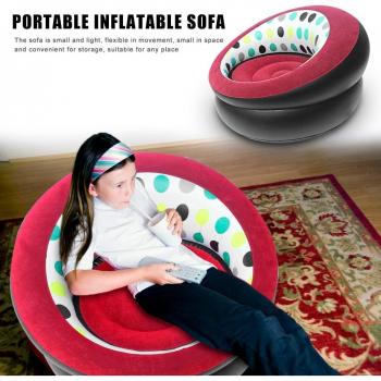 Indoor Flocking Air Sofa Chair