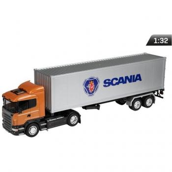Modèle 1:32, SCANIA R470, camion de transport orange