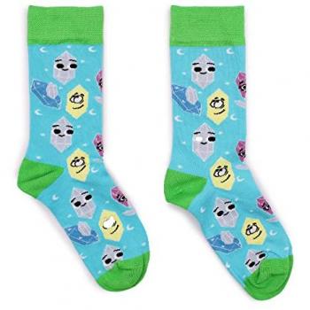 Gemstone‑Infused Bamboo Hop‑Hare Socks (Medium/Long)