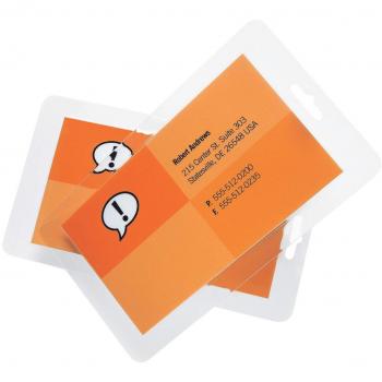 GBC 3740433 100 Pack Gloss Card Laminating Pouches, 64 x 108 mm, 2x125 Micron