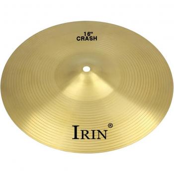 IRIN, cymbale crash ride en laiton, 16 pouces, charleston pour batterie