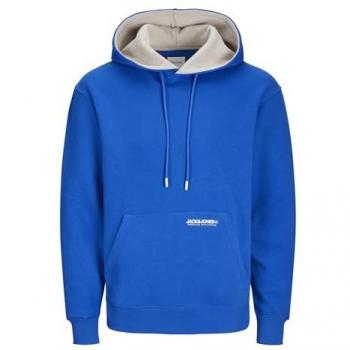 Felpa Jack & Jones con Cappuccio Legacy Blu Nautico / Moonbeam M