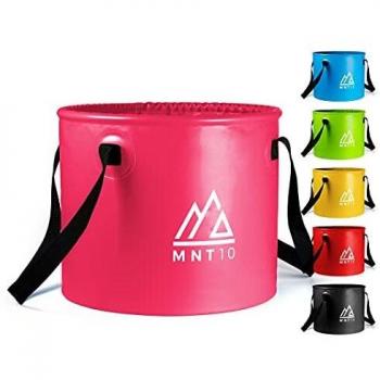 MNT10 Faltbarer Camping-Spülschüssel 15 l – Rosa