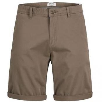 Taupefarbene Regular Fit Bermudas 'IBOWIE'
