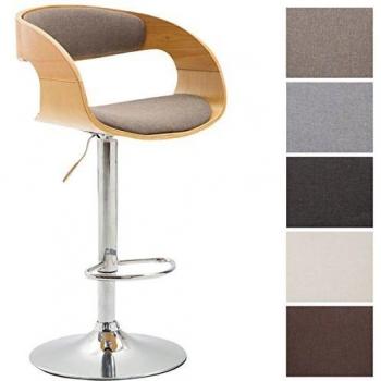 CLP Barhocker – Manu-Design, Trompetenfuß & Holzsitzschale
