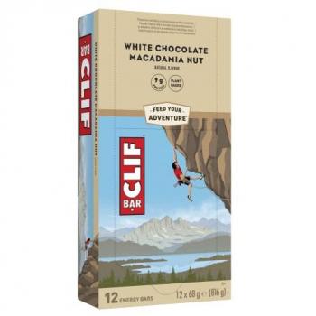 Clif Bar Energy Bar White Chocolate Macadamia Nut 12 x 68g