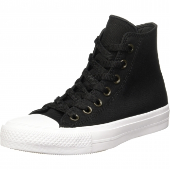 Converse Men’s All Star Ct Ii Hi Sneakers, Black with White and Navy Accents