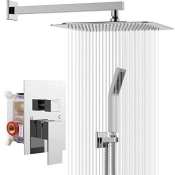 Douche encastrée Rainsworth Laiton & Acier inoxydable
