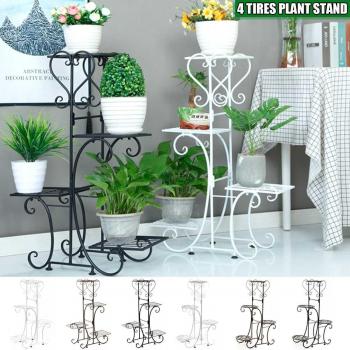 Indoor Outdoor 4 Tier Plant Stand