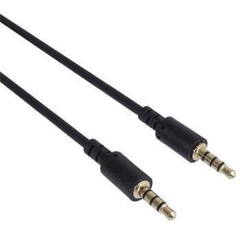 PremiumCord Kabel Jack 3,5 mm 4pinový M/M 1m pro Apple iPhone, iPad, iPod