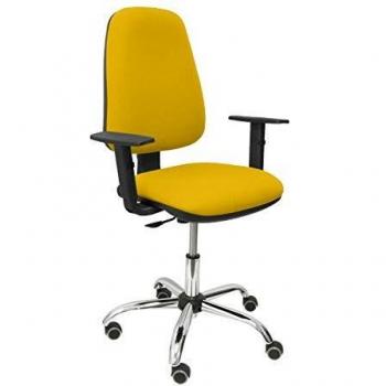 Sedia da Ufficio Ergonomica Piqueras y Crespo Modello 17cp con Meccanismo di Contatto Permanente, Regolabile in Altezza, Sedile e Schienale Imbottiti in Tessuto Bali
