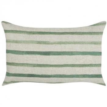 Accessoire de canapé vert rayé 30 cm × 50 cm – Beliani