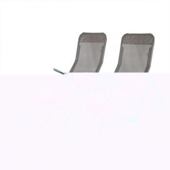 Set lettini prendisole pieghevoli in textilene 2 posizioni