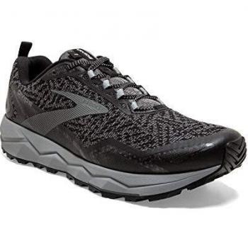 Brooks Divide, Chaussures de Sport Homme, Black/Grey, 42 EU