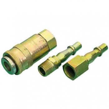 Draper 3 Piece Air Line Coupling Set 1/4 BSP ACK2 (3.8) 37844