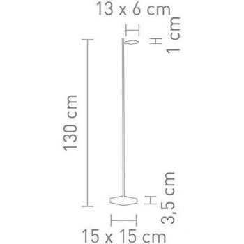 SOMPEX Quadlicht-Stehlampe