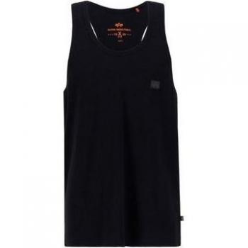 Industries Alpha Black No-Arm T-Shirt – XL for Men