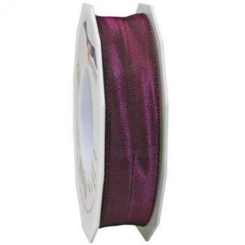 Dunkellila Geschenkband 25 mm x 25 m 2 Stück