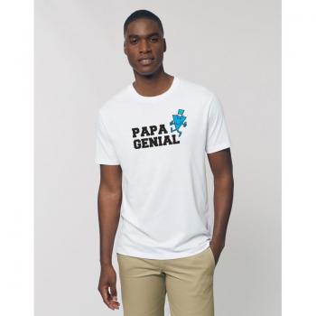 Camiseta Papá Genial con Manga Corta