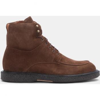 Botas Marrones de Hombre Lottusse con Cremallera de Ante