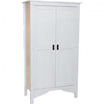 Armadio Canton EPIKASA 101x50x184 cm in Legno Bianco