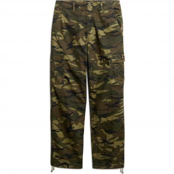 Pantalon en Coton Biologique Superdry Vert Baggy Homme Taille 32/32