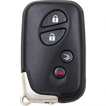 Clé télécommande Lexus 3/4 boutons avec lame – modèle LS460/RX350