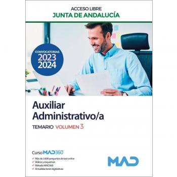 Auxiliar Administrativo. Junta de Andalucía. Temario. Volumen 3