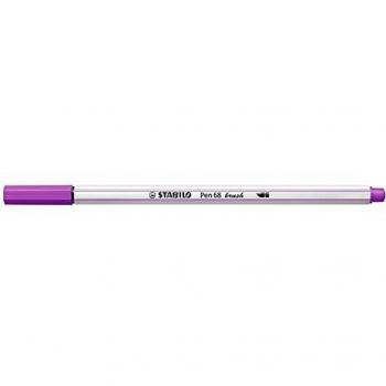 0 x Stabilo Premium-Filzstift mit Pinselspitze Pen 68 brush lila