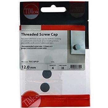Timco Solid Brass Threaded Caps