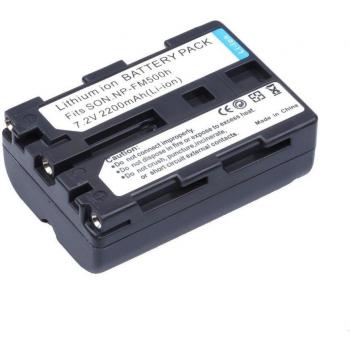 Sony NP-FM500H Battery and LCD Display Charger Set