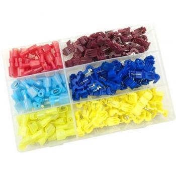 120 Pcs Insulated Quick Splice T-Tap Connector Set
