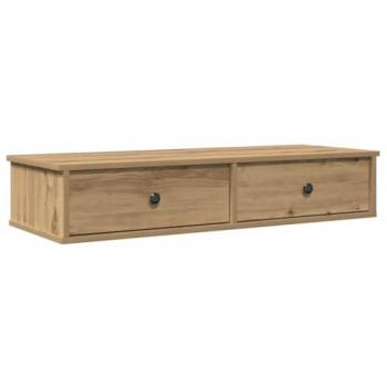 Stylish Wall Shelf with Drawers