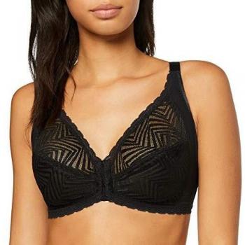 Playtex P08GB Wireless Support Bra – Black Polyamide – 40B