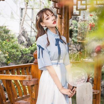 Dulce Vestido de Gasa Hanfu