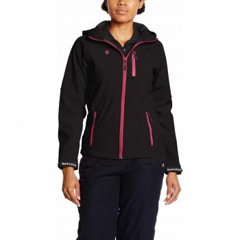 IZAS Tahoe Damen-Outdoor-Jacke Schwarz/Fuchsia M