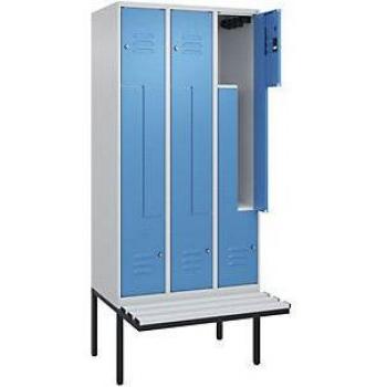 Armadietto a Z Classic Plus con Panca 3 Compartimenti